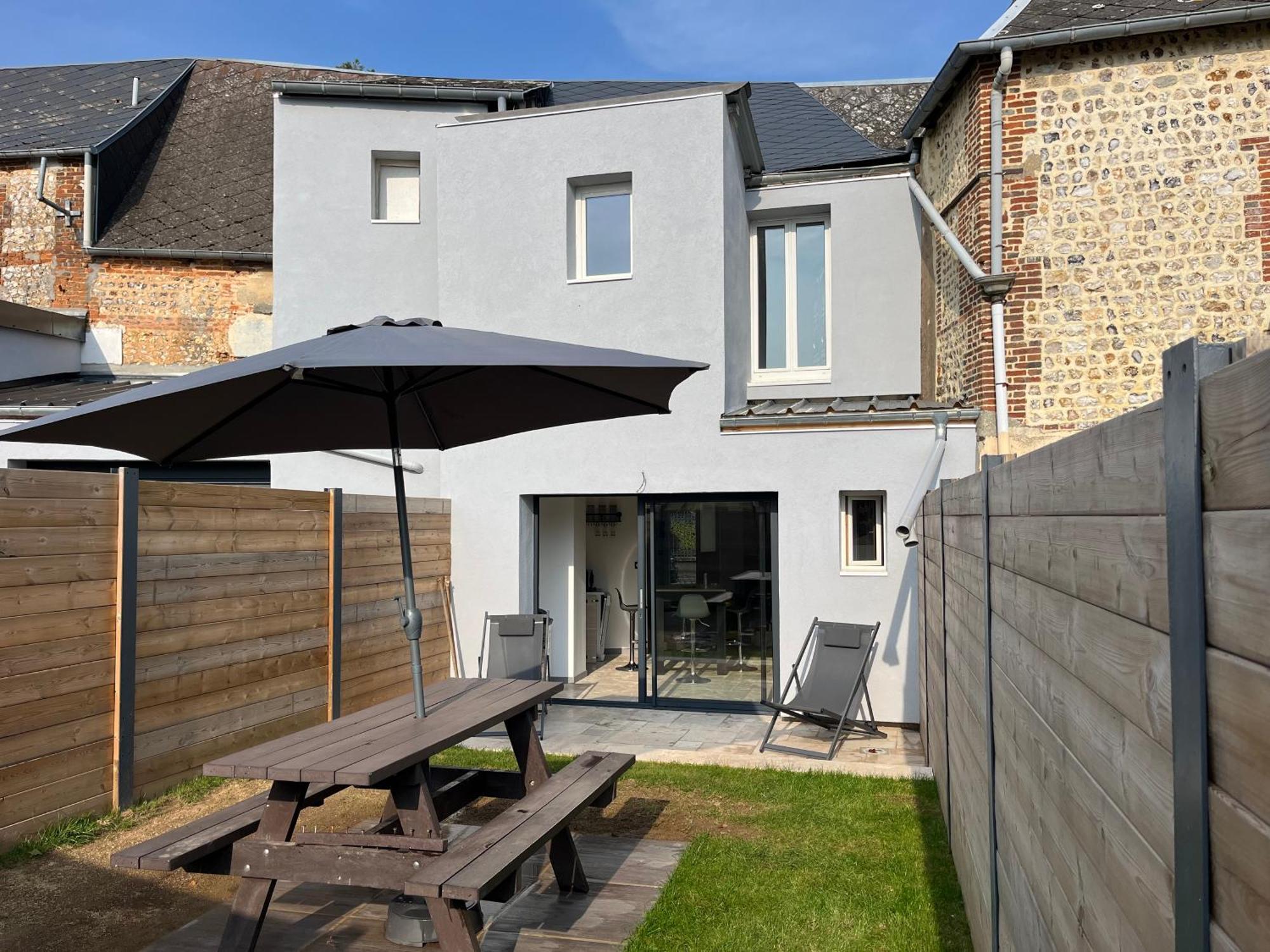 Gite Le Davidson, Maison Avec Jardin Ypreville-Biville Exteriör bild