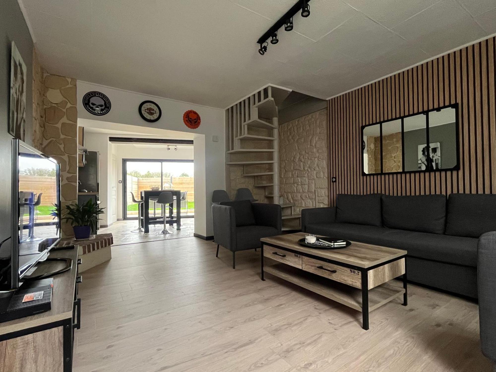 Gite Le Davidson, Maison Avec Jardin Ypreville-Biville Exteriör bild